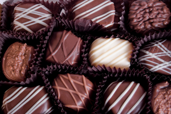 bonbons de chocolate deitos para exemplicar como fazer Marketing para doces